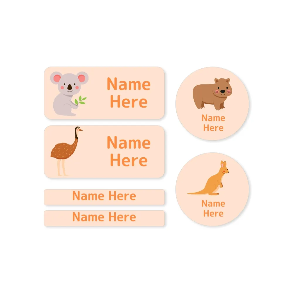 Aussie Animals Mixed Name Label Pack - Image 7