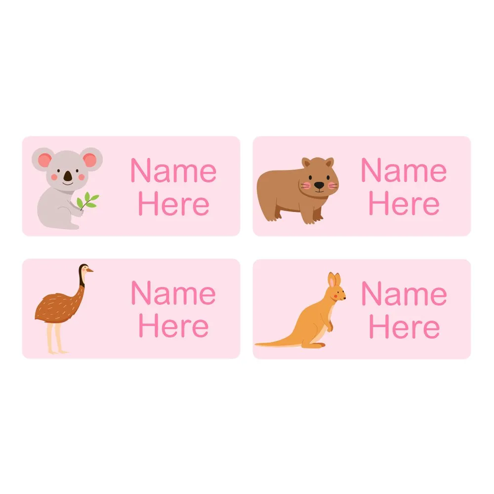 Aussie Animals Rectangle Name Labels - Image 3