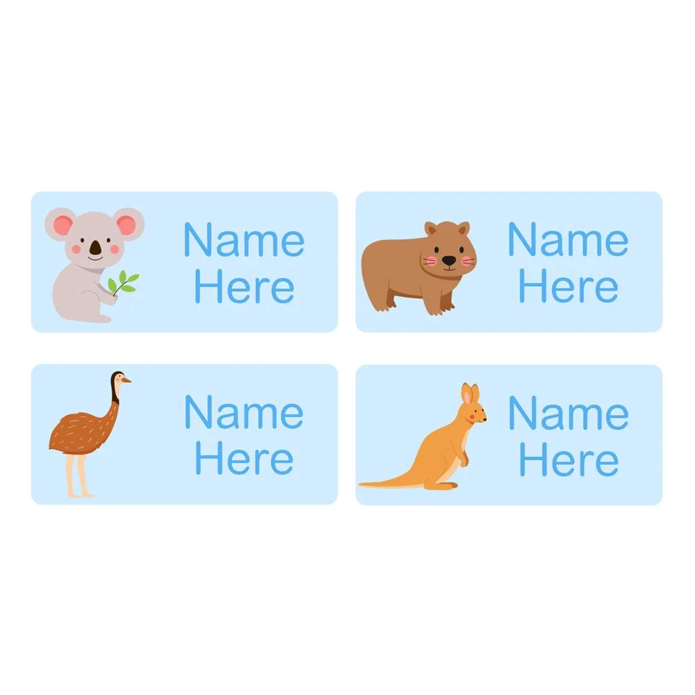 Aussie Animals Rectangle Name Labels - Image 5