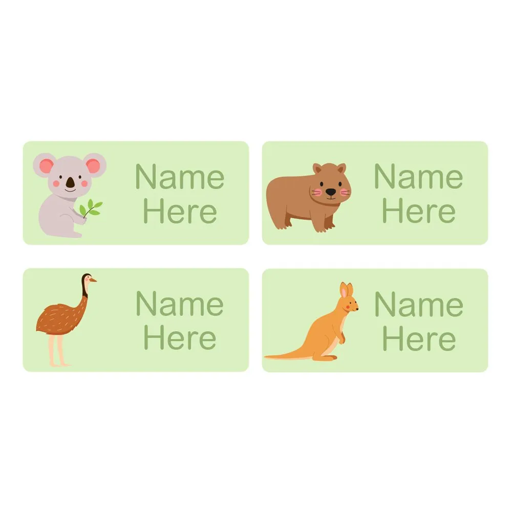 Aussie Animals Rectangle Name Labels - Image 6