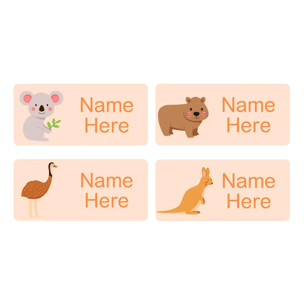 Aussie Animals Rectangle Name Labels - Image 7