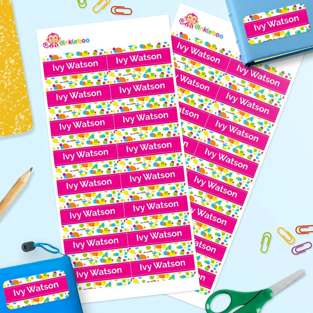 Bubbles Rectangle Name Labels - Image 2