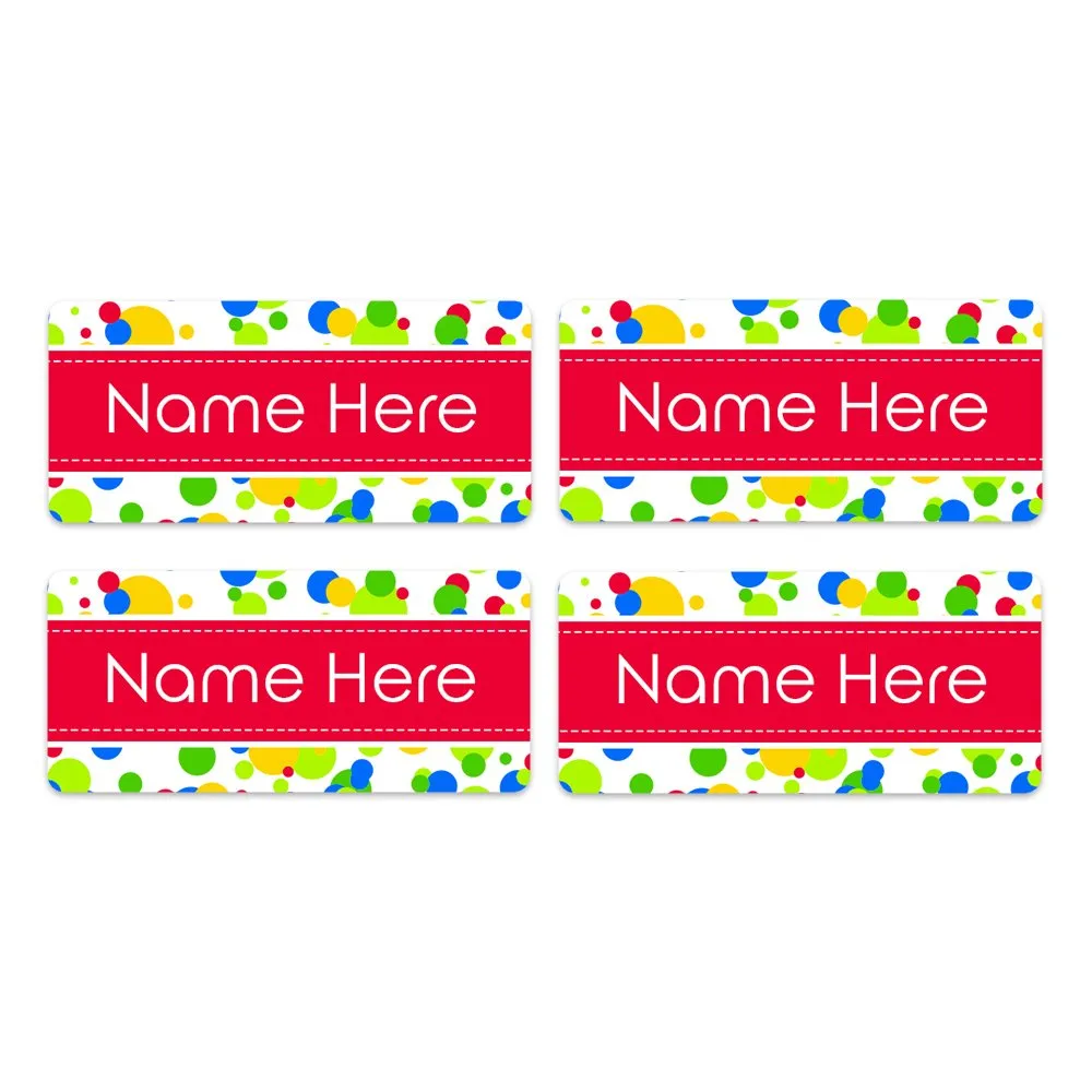 Bubbles Rectangle Name Labels - Image 5