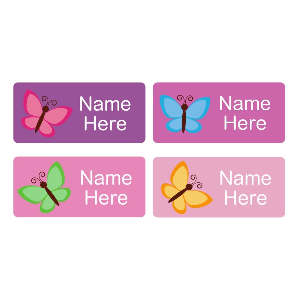 Butterfly Rectangle Name Labels - Image 3