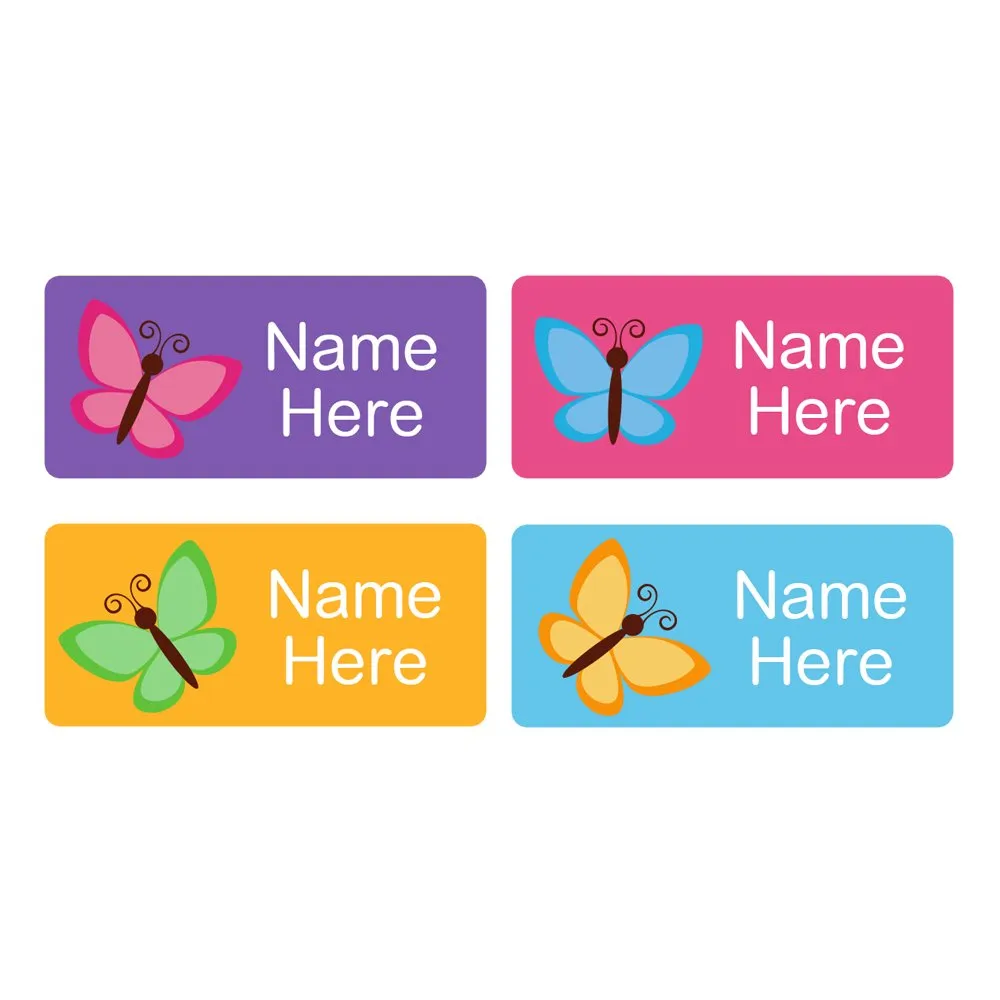Butterfly Rectangle Name Labels - Image 4