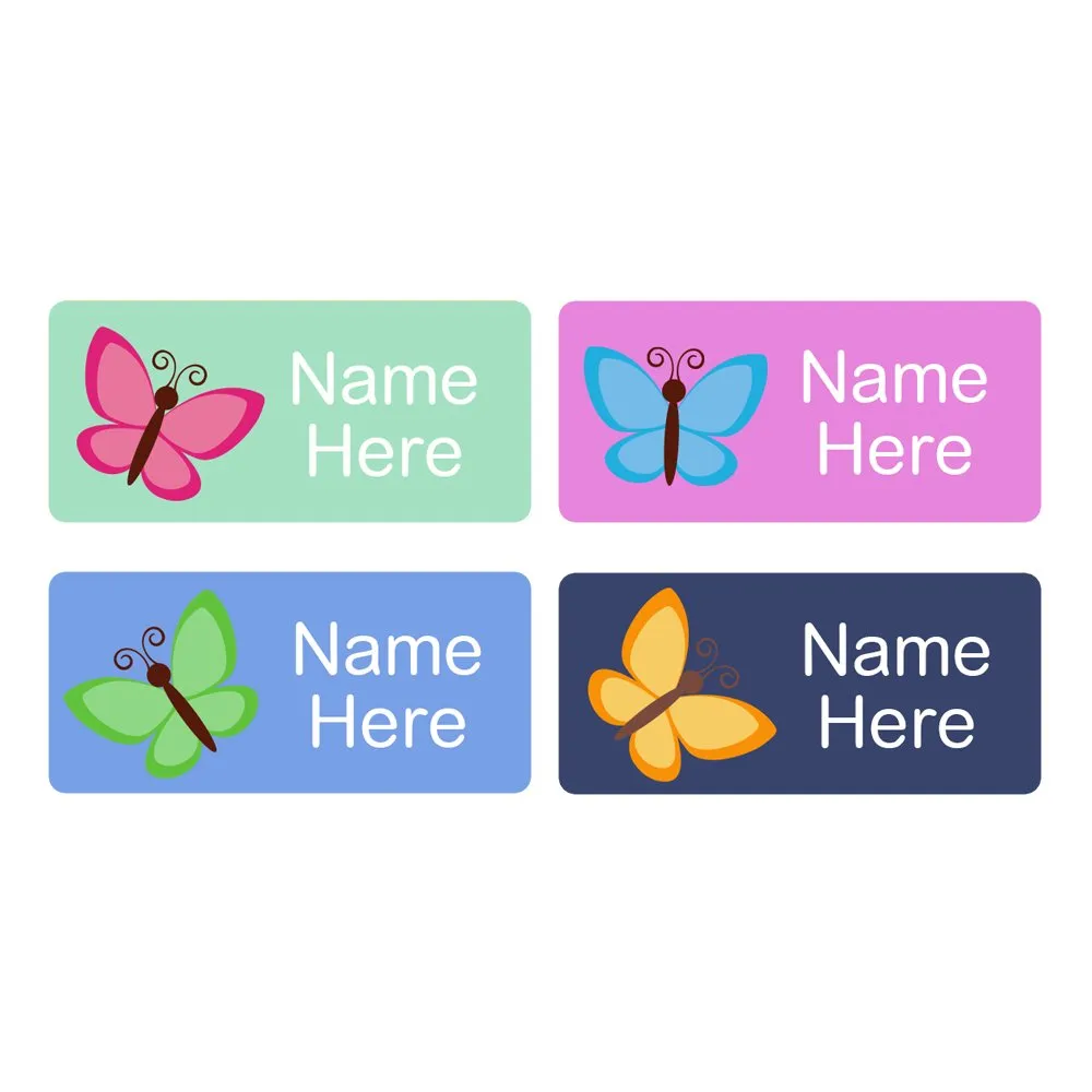 Butterfly Rectangle Name Labels - Image 5