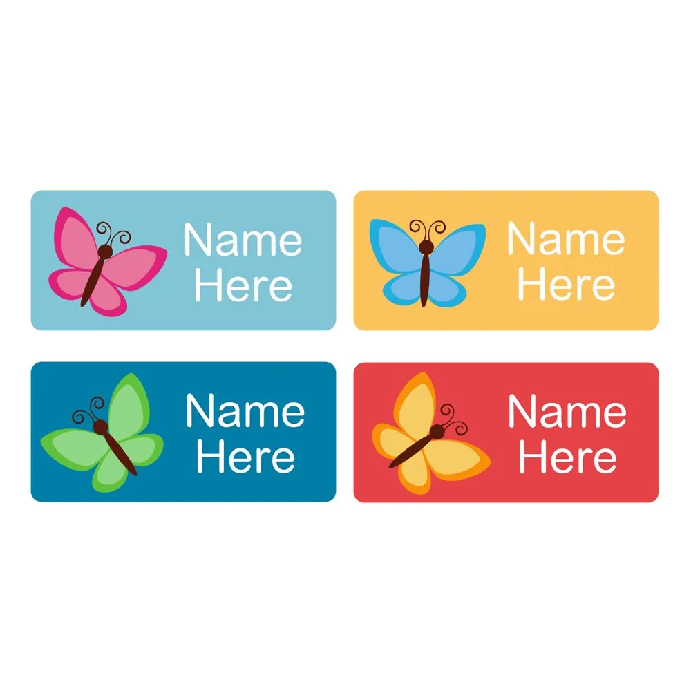 Butterfly Rectangle Name Labels - Image 6