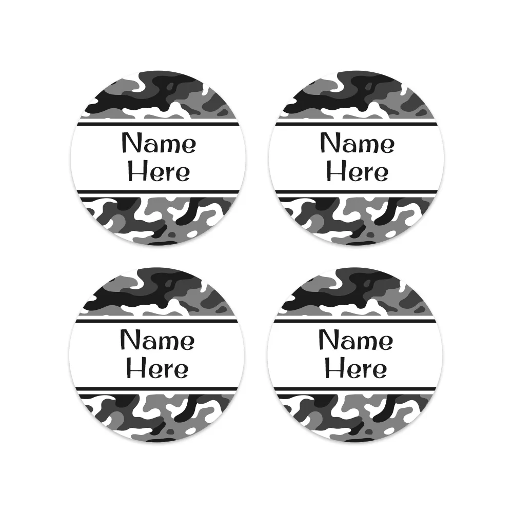 Camo Round Name Labels - Image 4