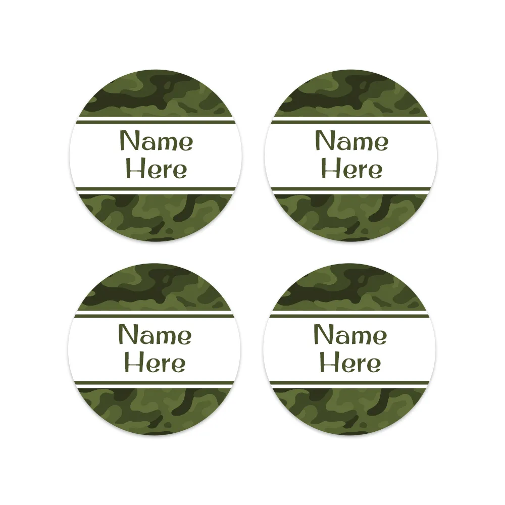 Camo Round Name Labels - Image 8