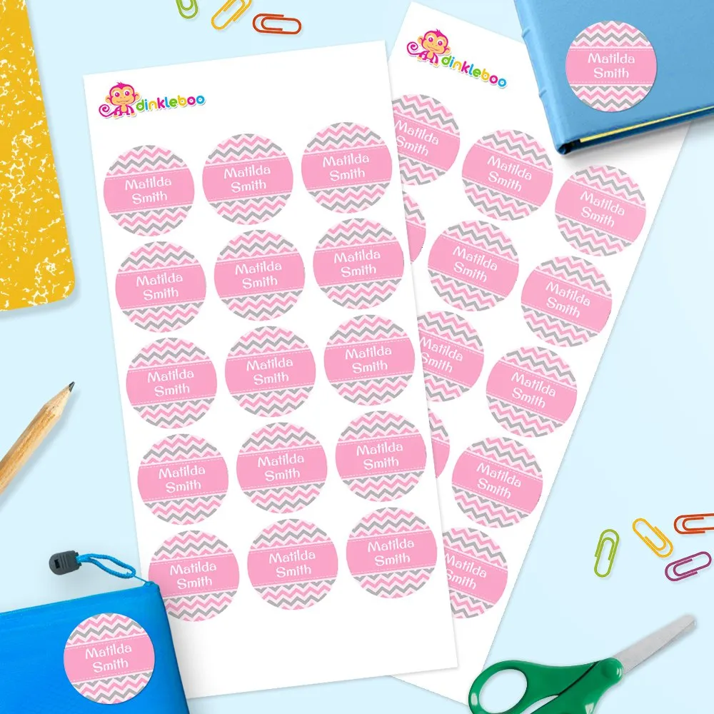 Chevron Round Name Labels - Image 2