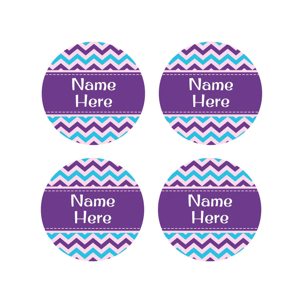 Chevron Round Name Labels - Image 6