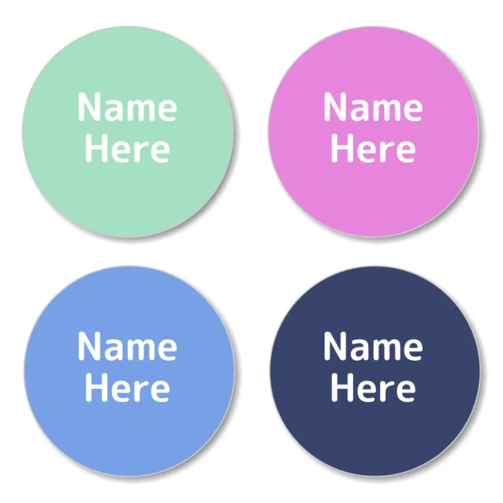 Coral Shoe Dot Labels - Image 16