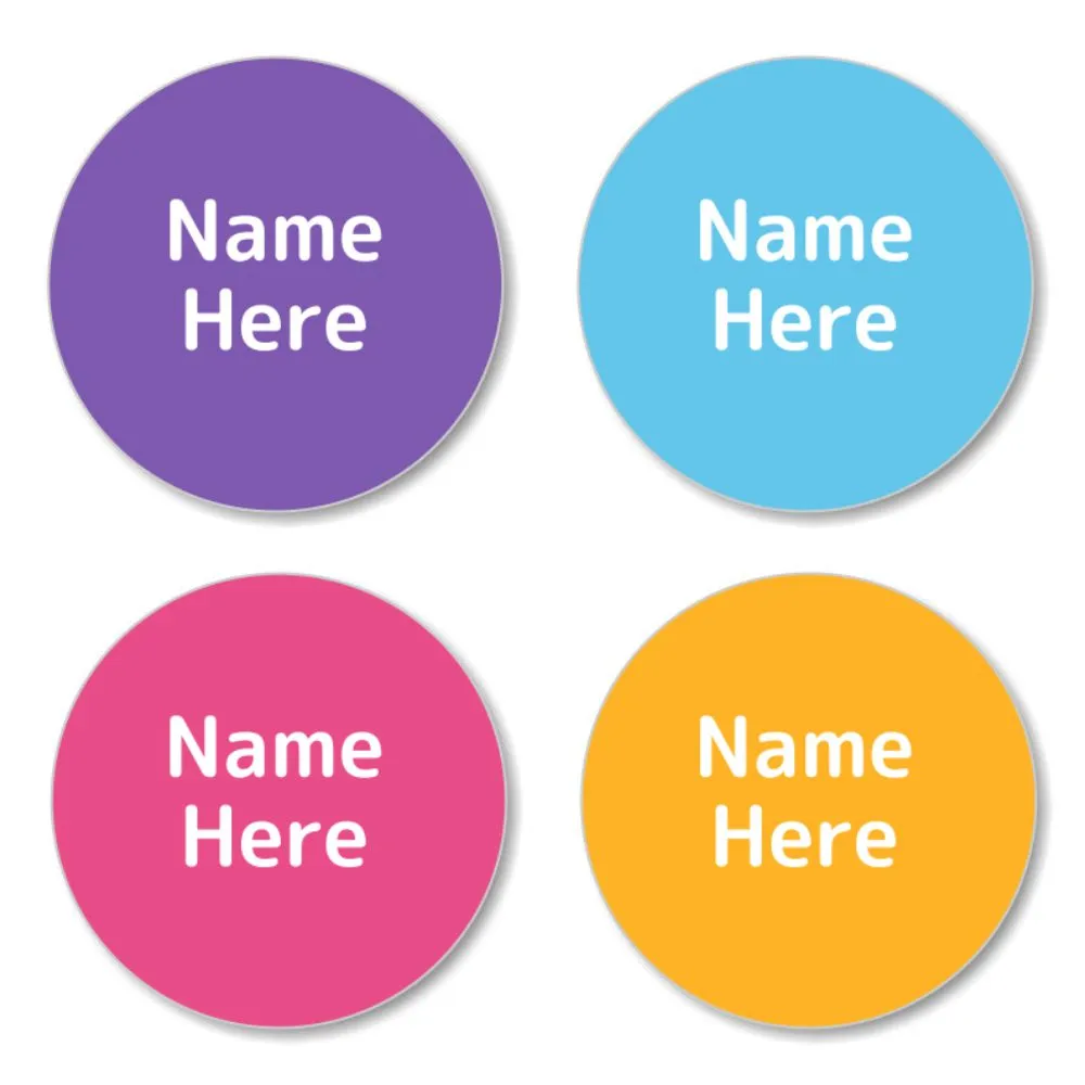 Coral Shoe Dot Labels - Image 17