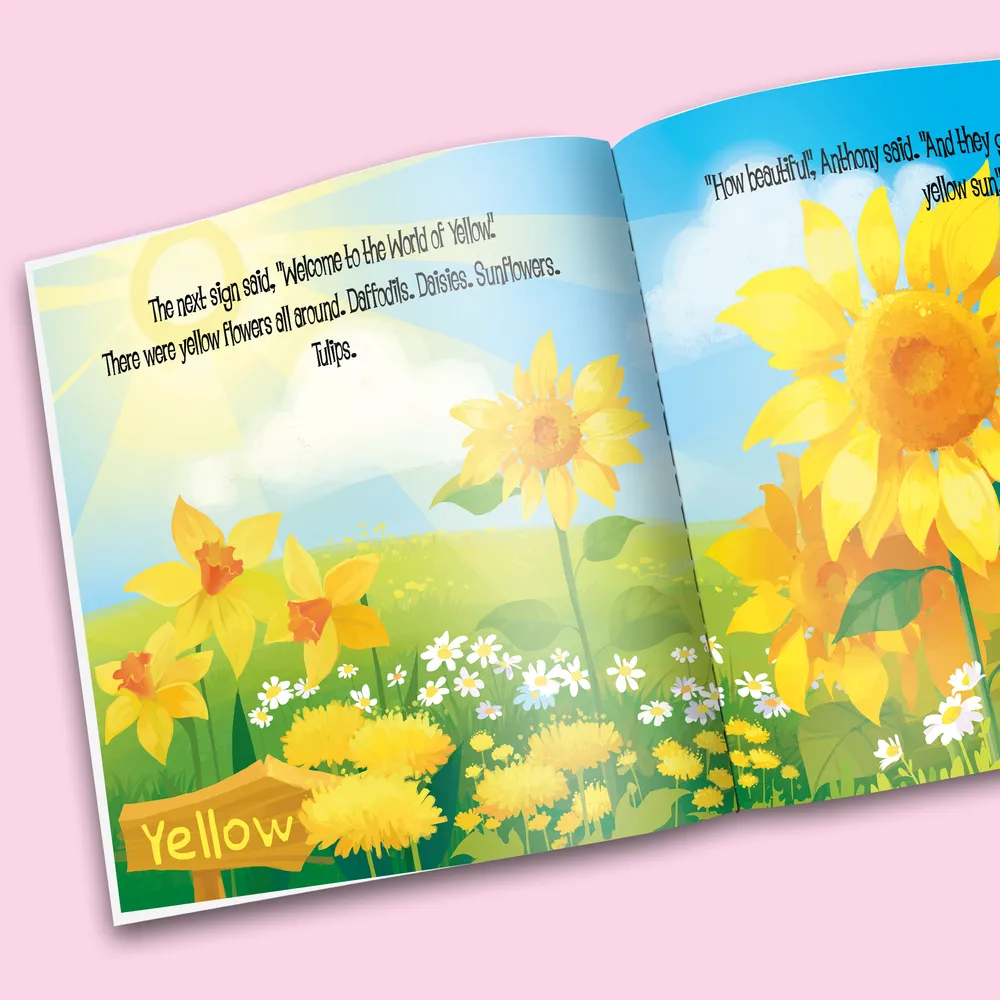 “Discovers a World of Color" Personalized Story Book - Image 3