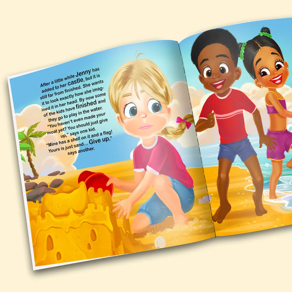“Doesn't Give Up" Personalized Story Book - Image 4