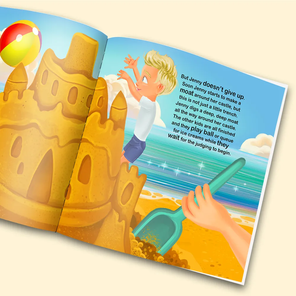 “Doesn't Give Up" Personalized Story Book - Image 5