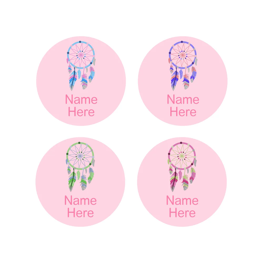 Dream Catcher Round Name Labels - Image 3