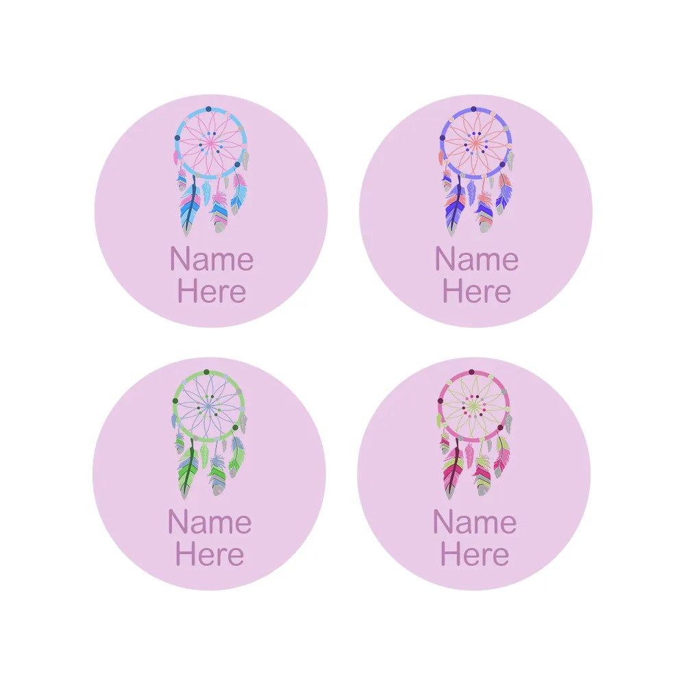 Dream Catcher Round Name Labels - Image 4