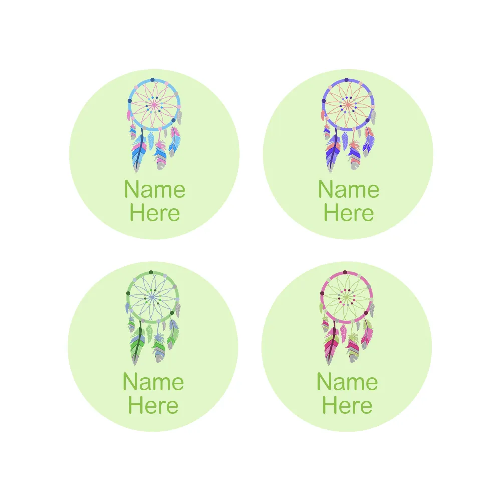 Dream Catcher Round Name Labels - Image 5