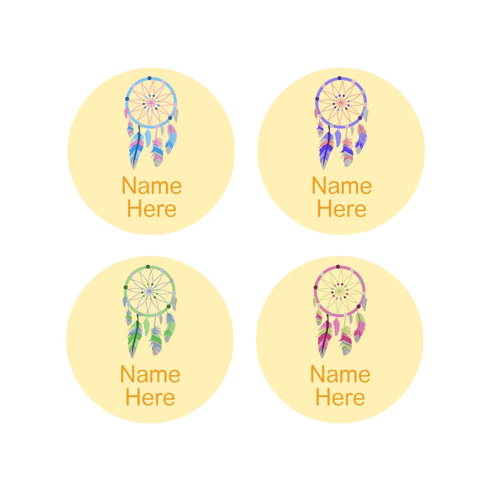 Dream Catcher Round Name Labels - Image 6