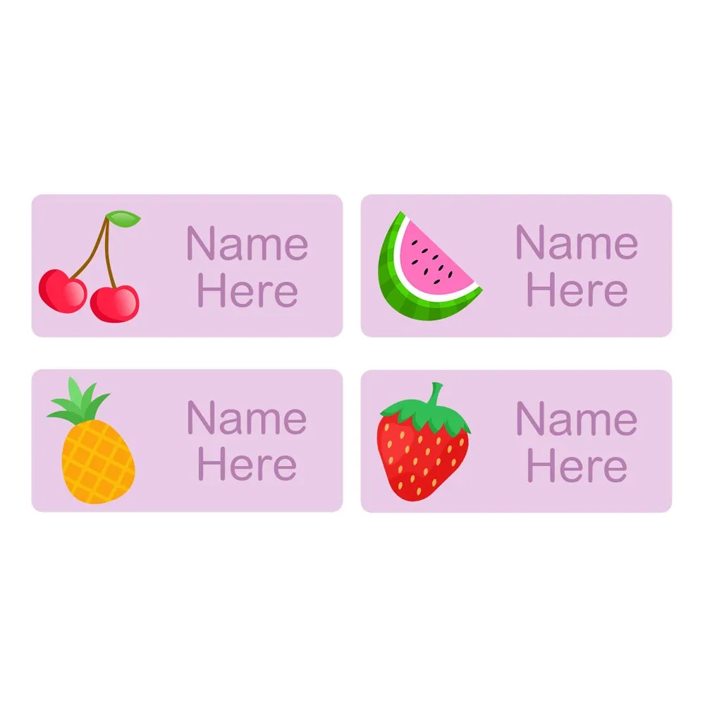 Fruit Rectangle Name Labels - Image 3