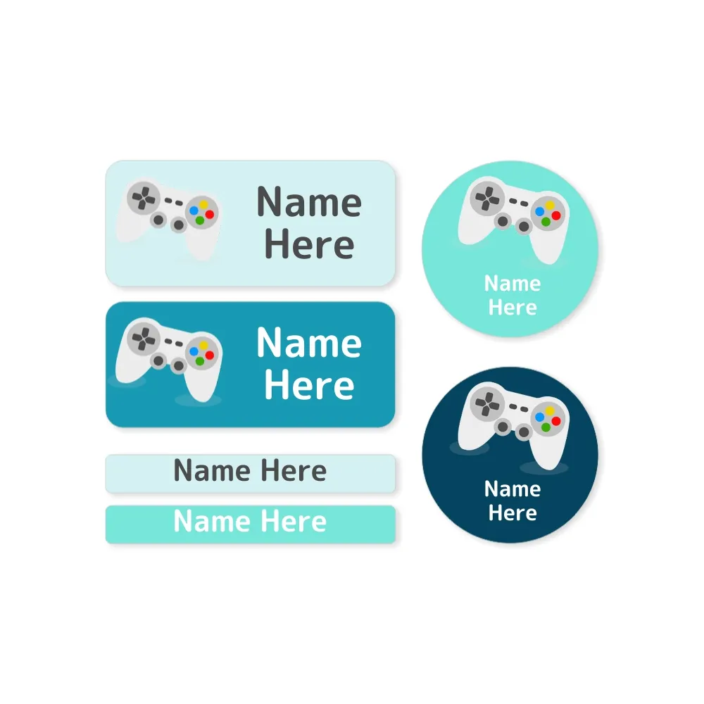 Gaming Mixed Name Label Pack - Image 7