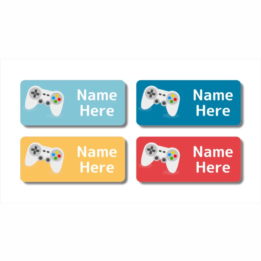 Gaming Rectangle Name Labels