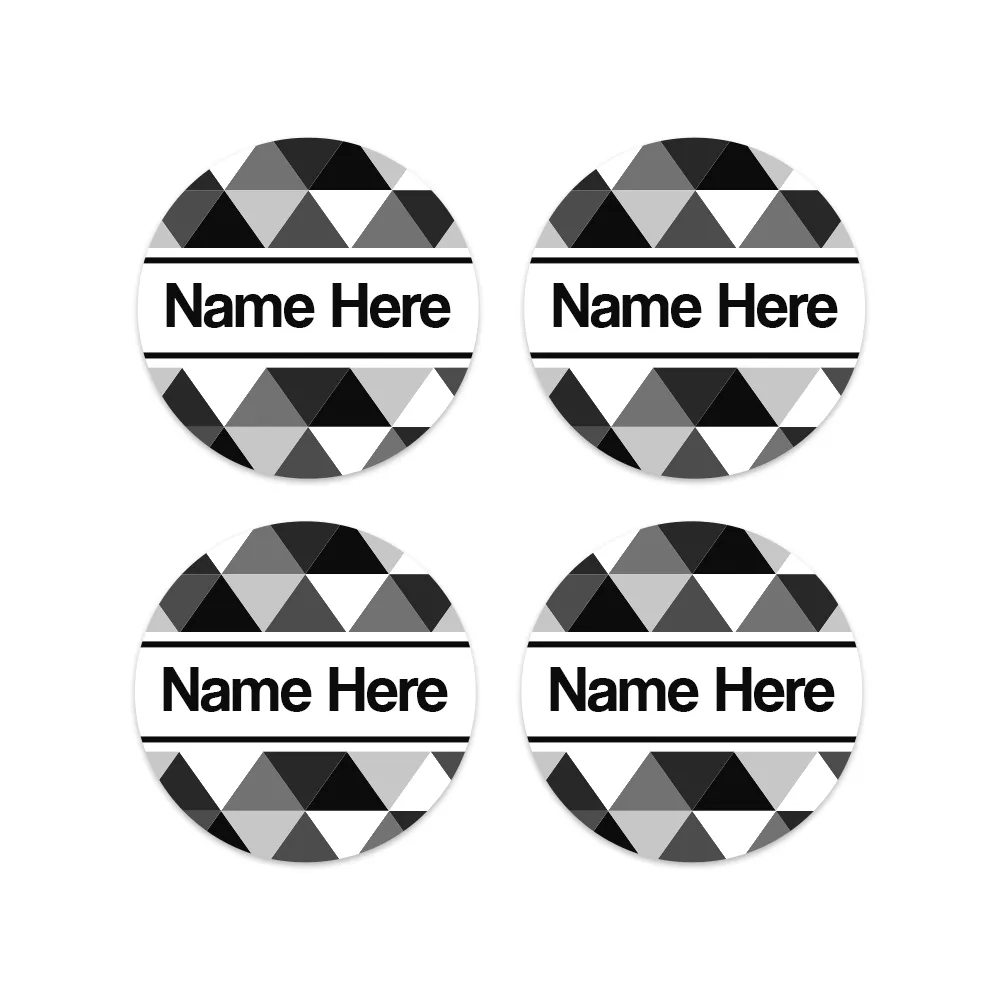 Geometric Round Name Labels - Image 7