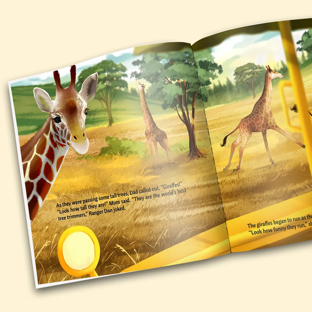 “Goes on Safari" Personalized Story Book - Image 5