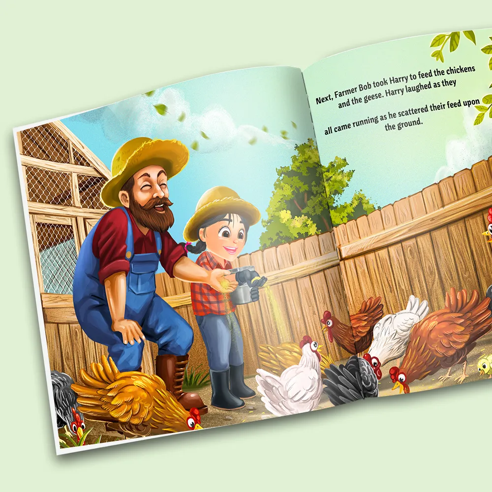 “Holiday on the Farm" Personalized Story Book - Image 4