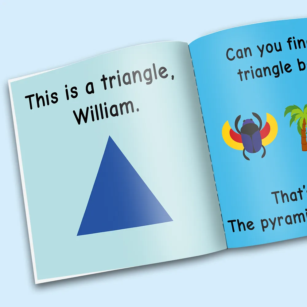 “Learn Your Shapes" Personalized Story Book - Image 3