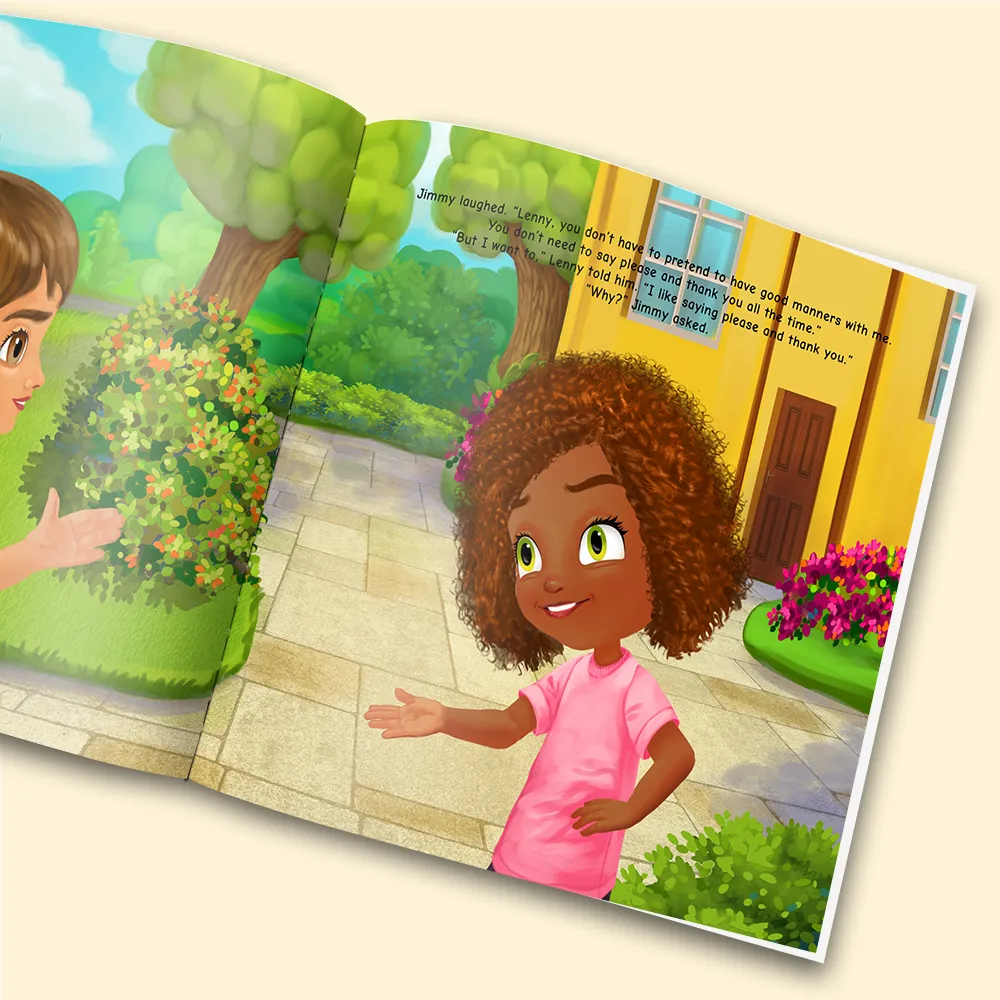 “Learns Please and Thank You" Personalized Story Book - Image 5
