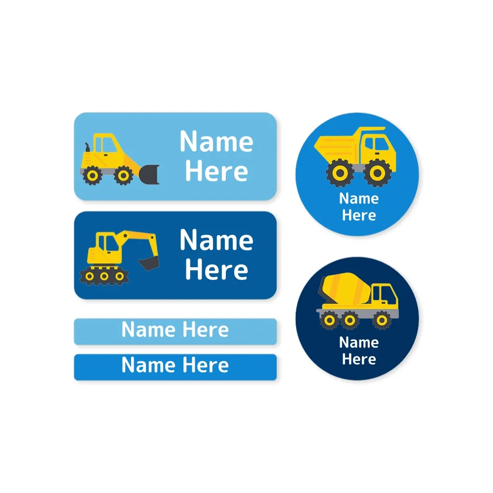 Little Digger Mixed Name Label Pack - Image 3