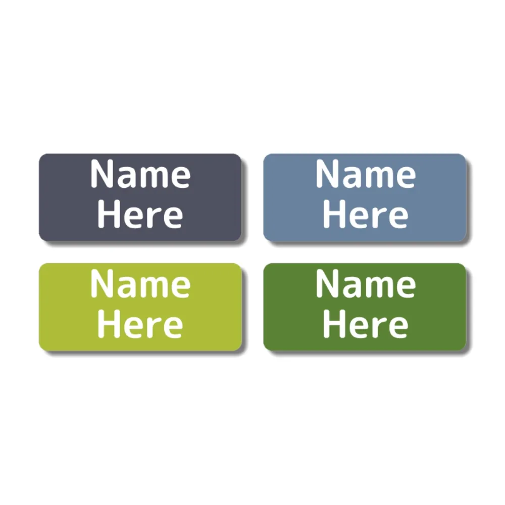 Multi Color Rectangle Name Labels - Image 10