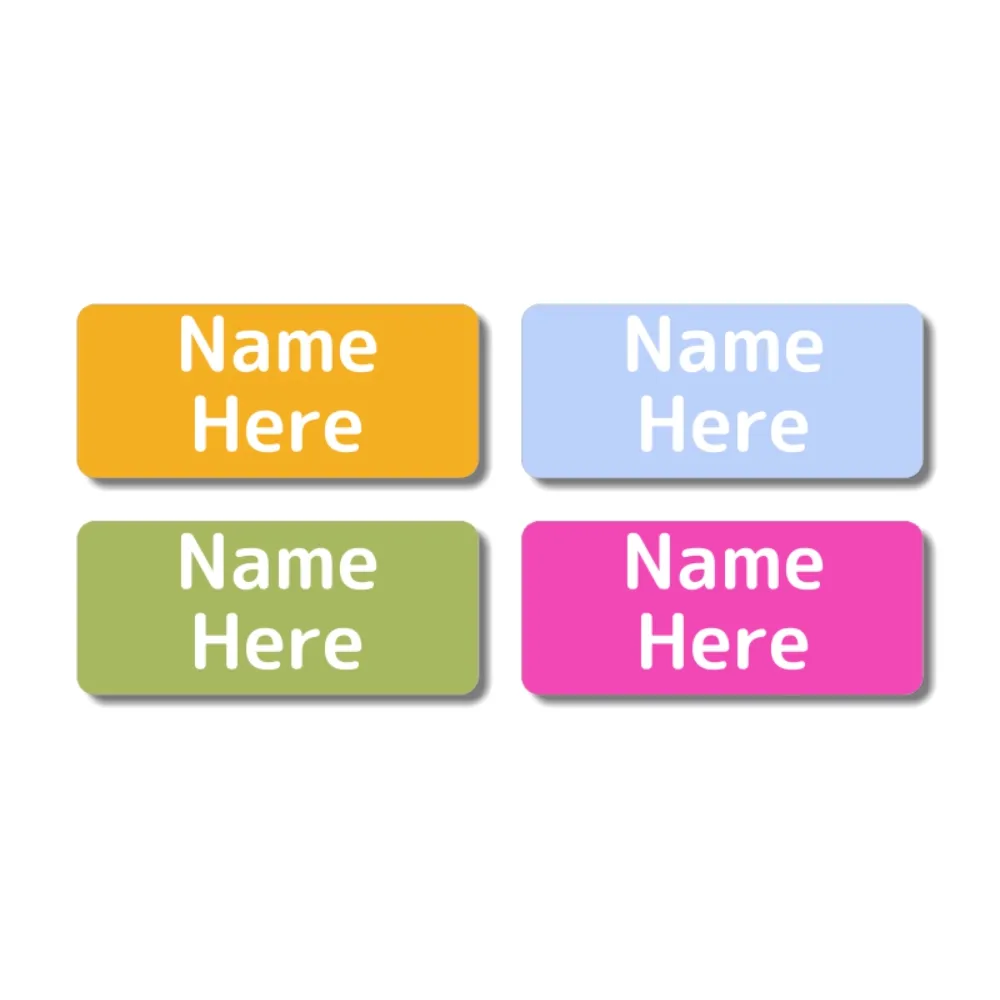 Multi Color Rectangle Name Labels - Image 13