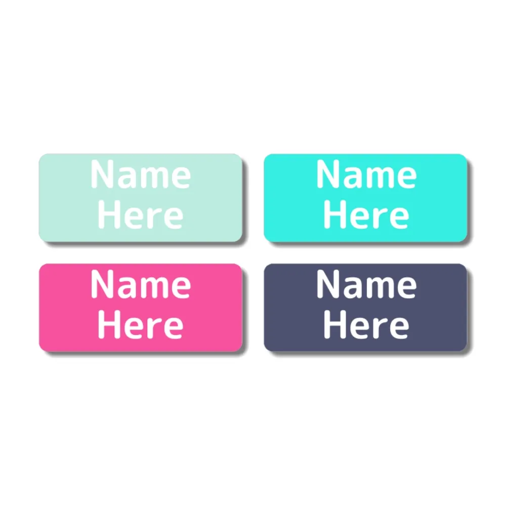 Multi Color Rectangle Name Labels - Image 14