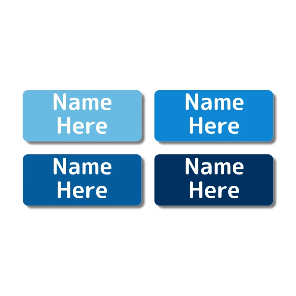 Multi Color Rectangle Name Labels - Image 3