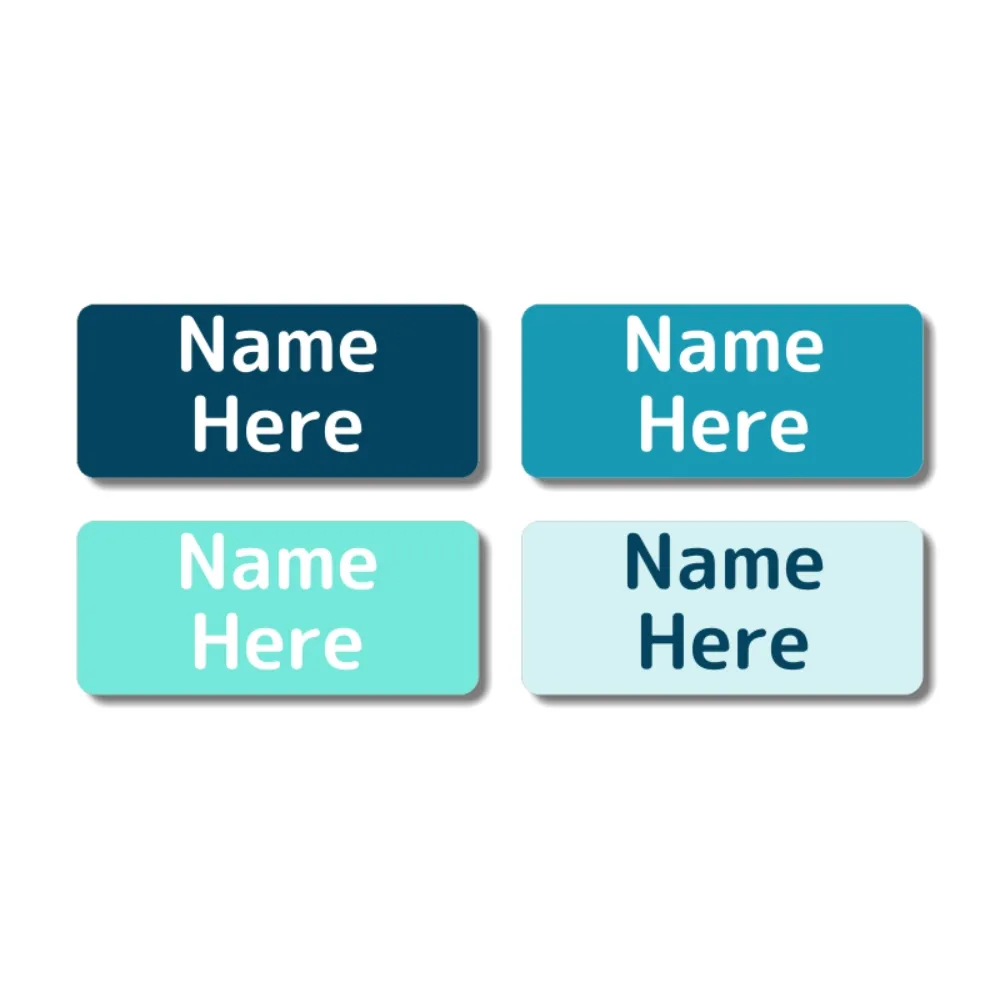 Multi Color Rectangle Name Labels - Image 4