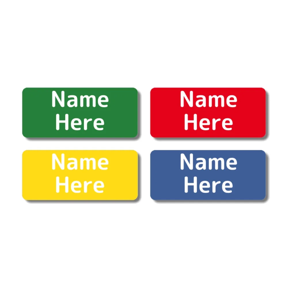 Multi Color Rectangle Name Labels - Image 5