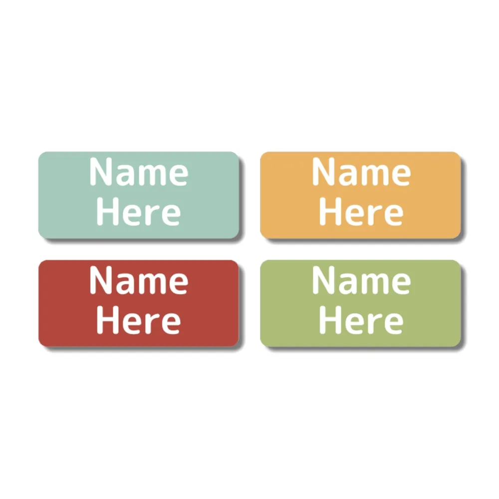 Multi Color Rectangle Name Labels - Image 7