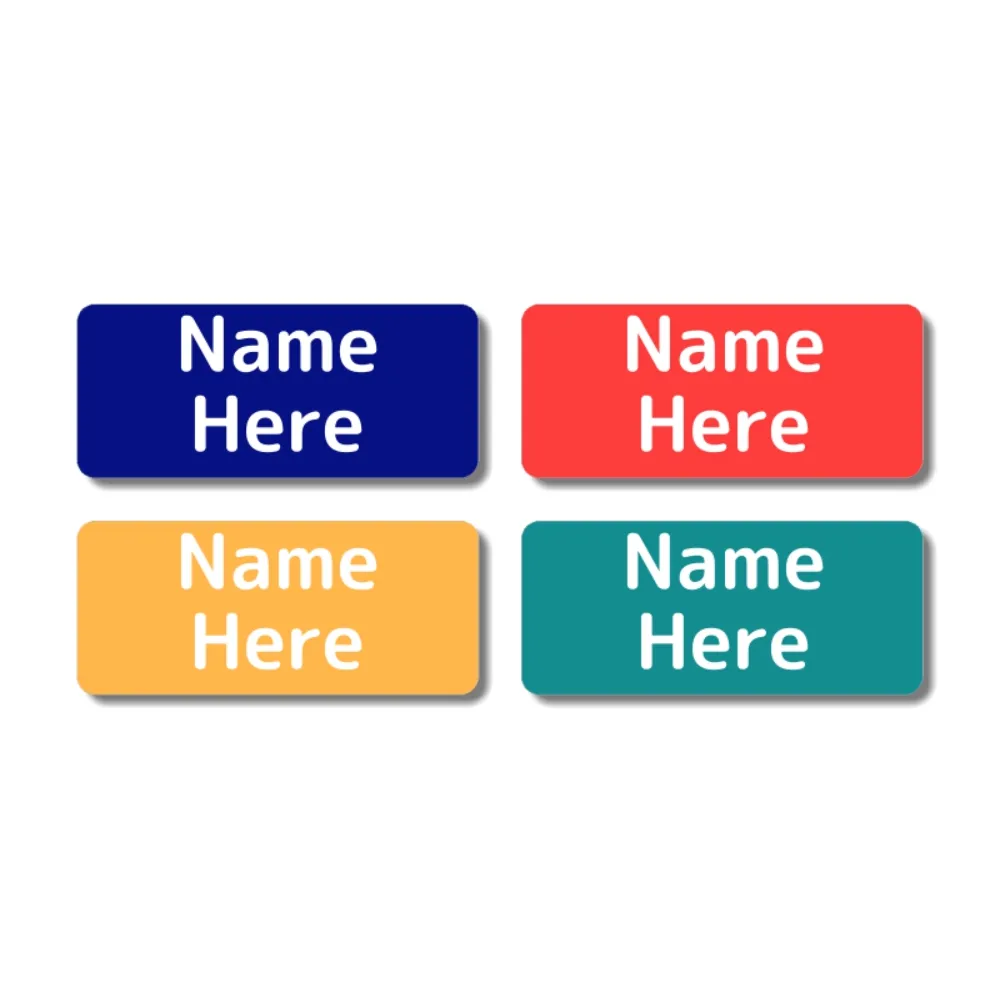Multi Color Rectangle Name Labels - Image 9