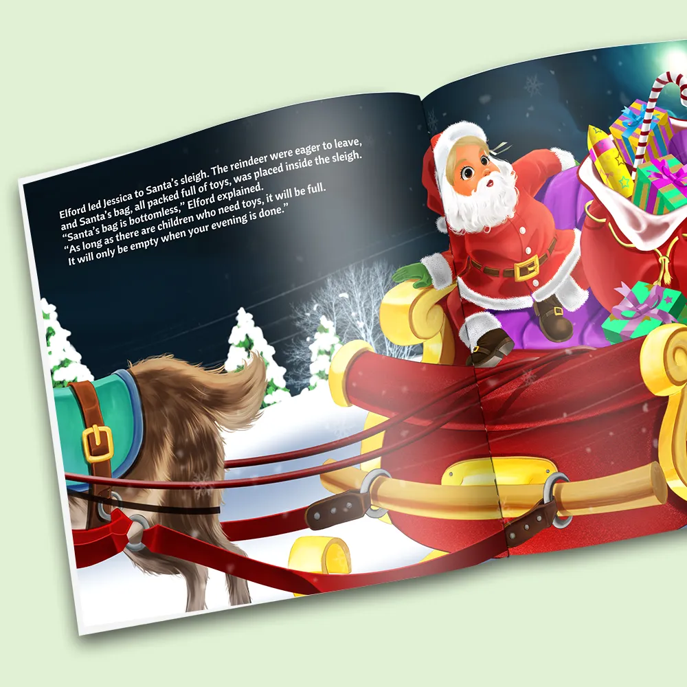 “Night Before Christmas" Personalized Story Book - Image 5