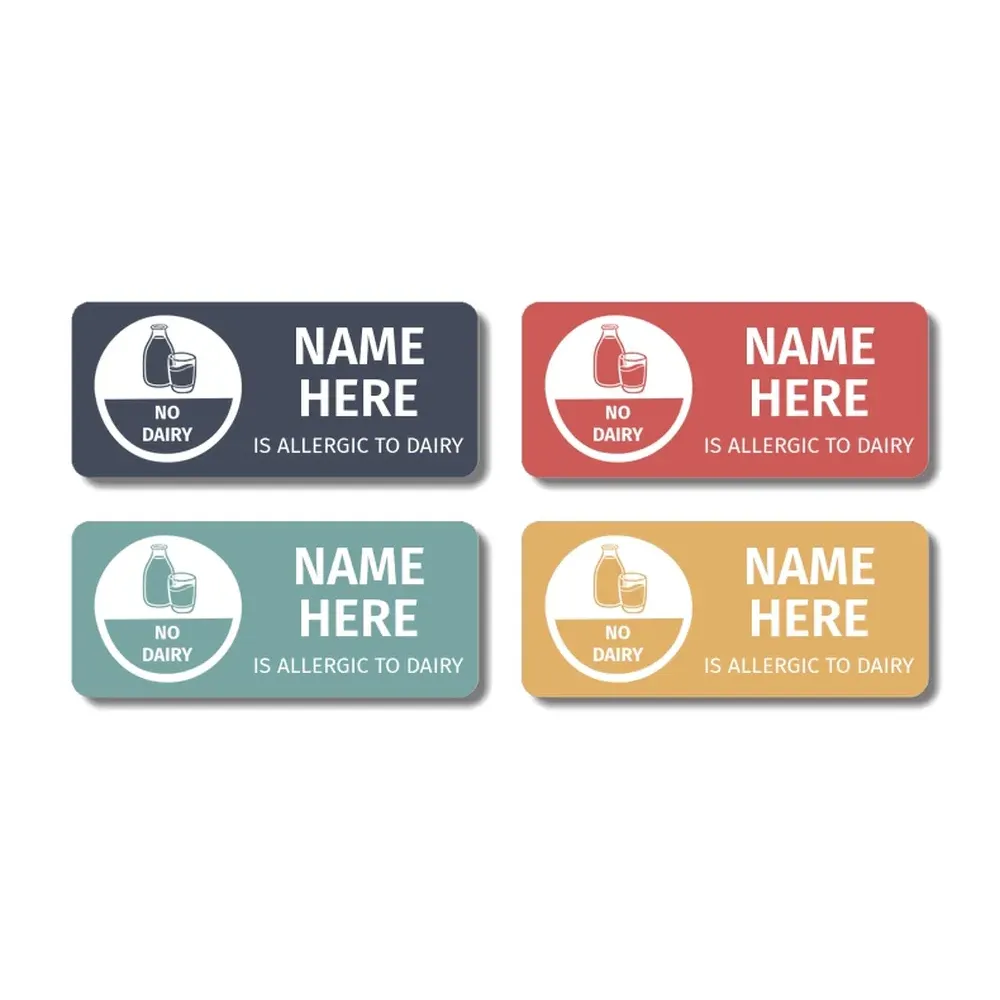 No Dairy Allergy Labels - Image 10
