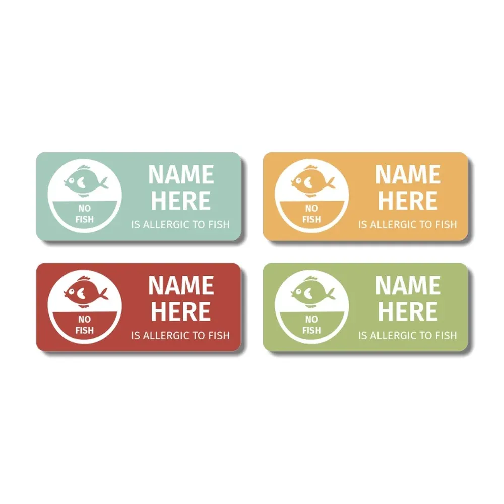 No Fish Allergy Labels - Image 9
