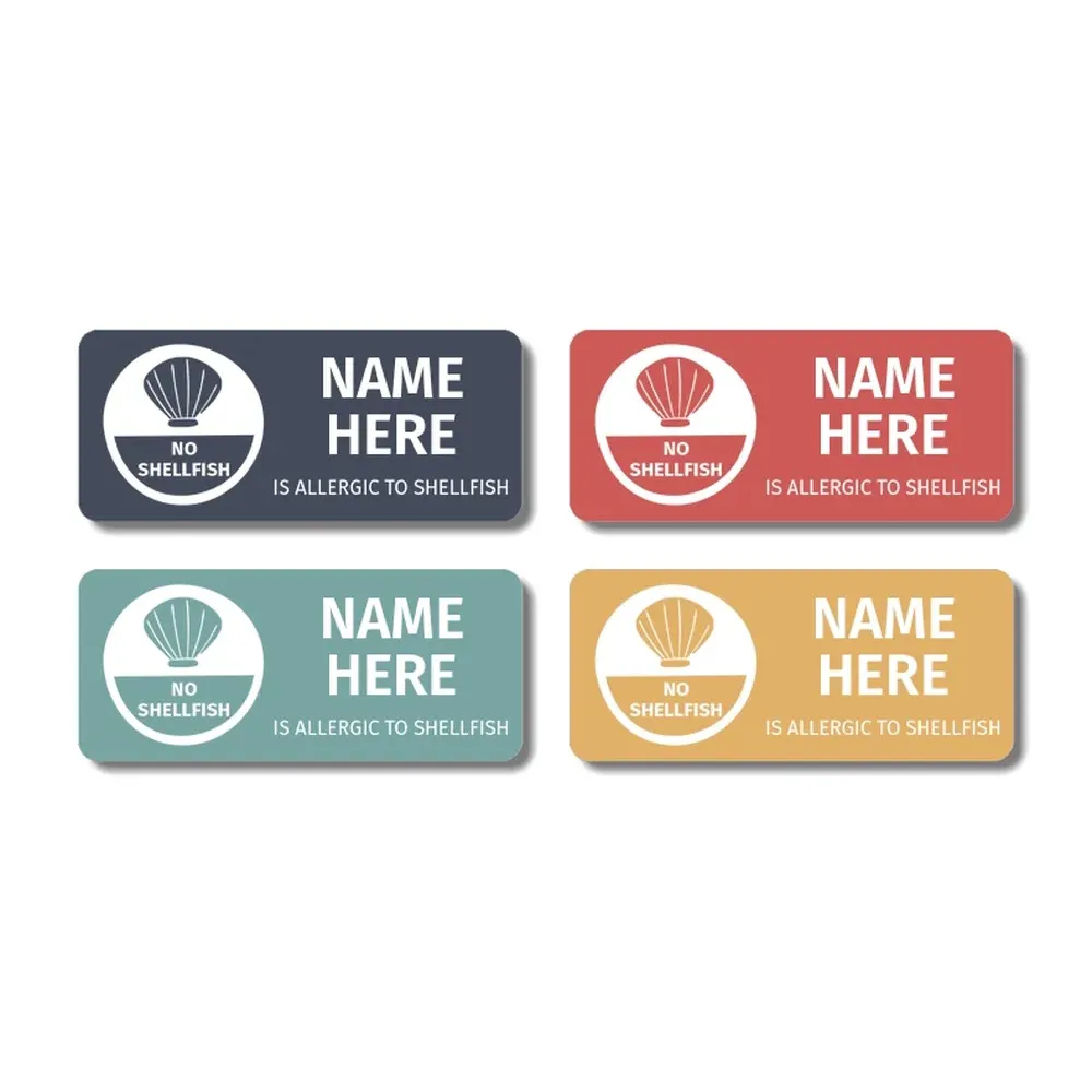 No Shellfish Allergy Labels - Image 10