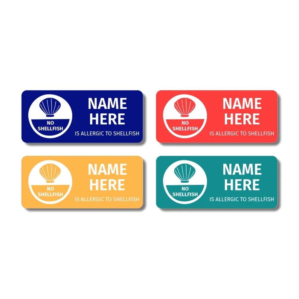 No Shellfish Allergy Labels - Image 13
