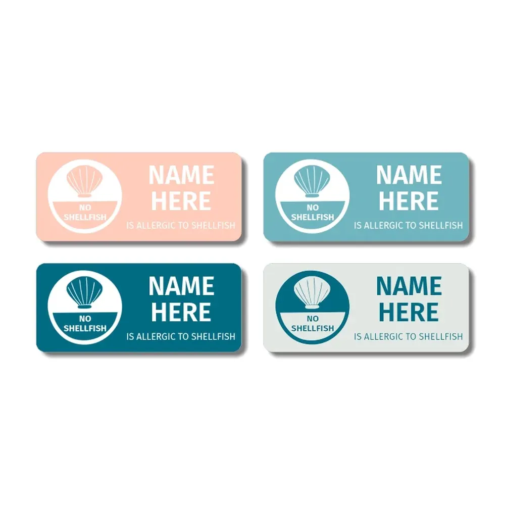 No Shellfish Allergy Labels - Image 7