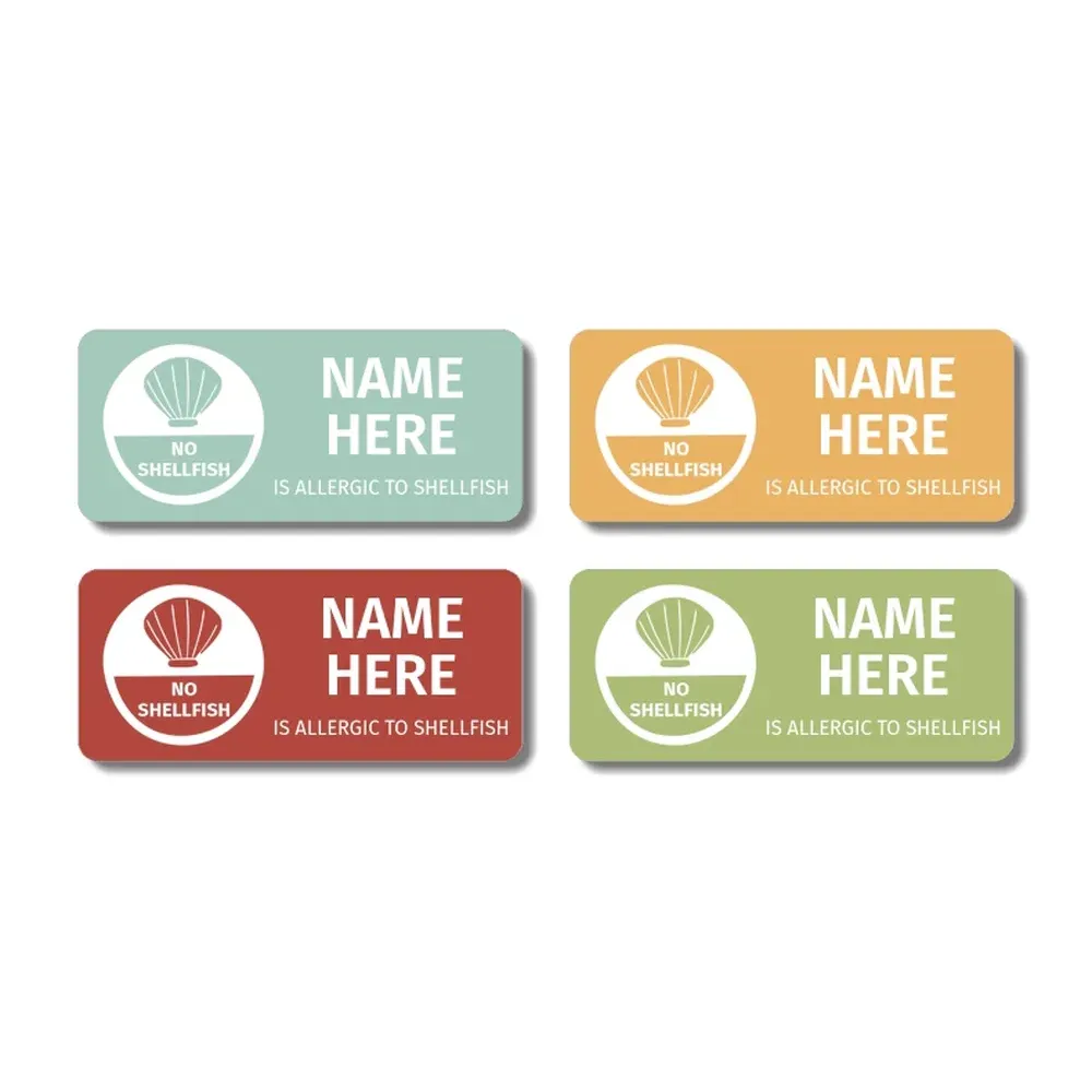 No Shellfish Allergy Labels - Image 9