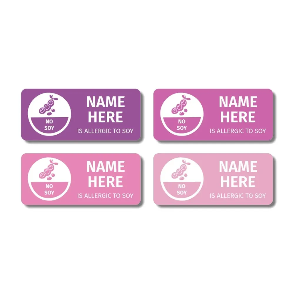 No Soy Allergy Labels - Image 12