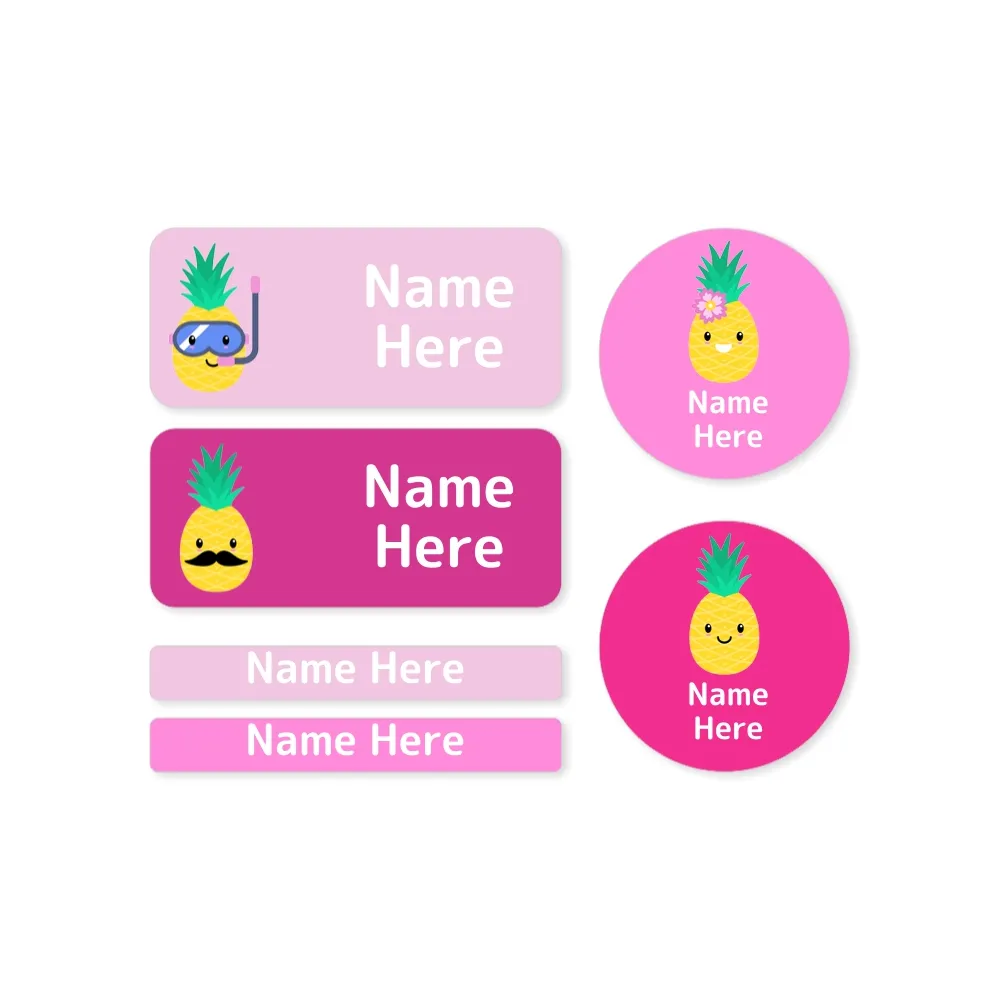 Pineapple Mixed Name Label Pack - Image 6